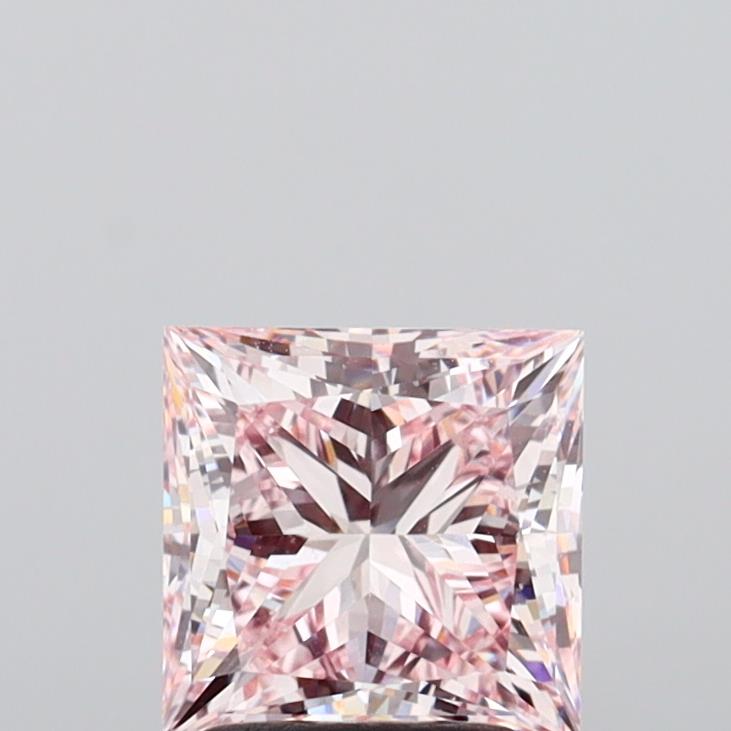 2.00 Carat Princess Shaped, Ideal Cut, VS1 Clarity, IGI Certified Lab Grown Diamond
