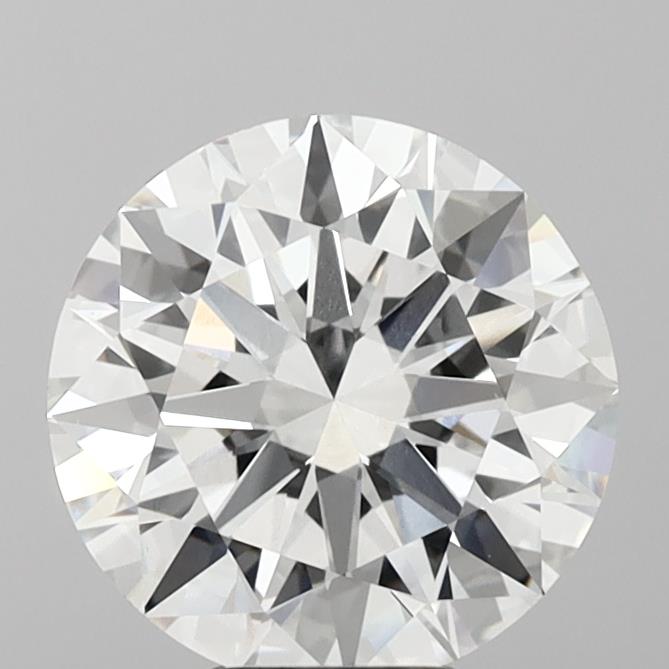 6.10 Carat Round Shaped, Excellent Cut, E Color, VVS2 Clarity, IGI Certified Lab Grown Diamond