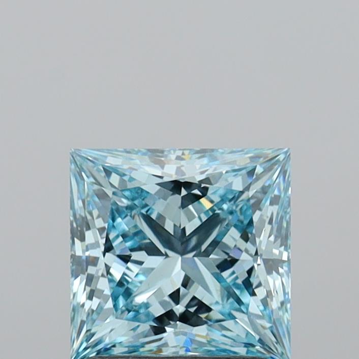 1.93 Carat Princess Shaped, Ideal Cut, VS1 Clarity, IGI Certified Lab Grown Diamond
