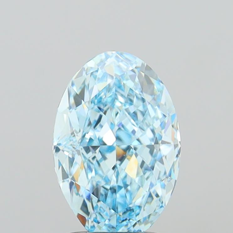 2.09 Carat Oval Shaped, Excellent Cut, VVS2 Clarity, IGI Certified Lab Grown Diamond