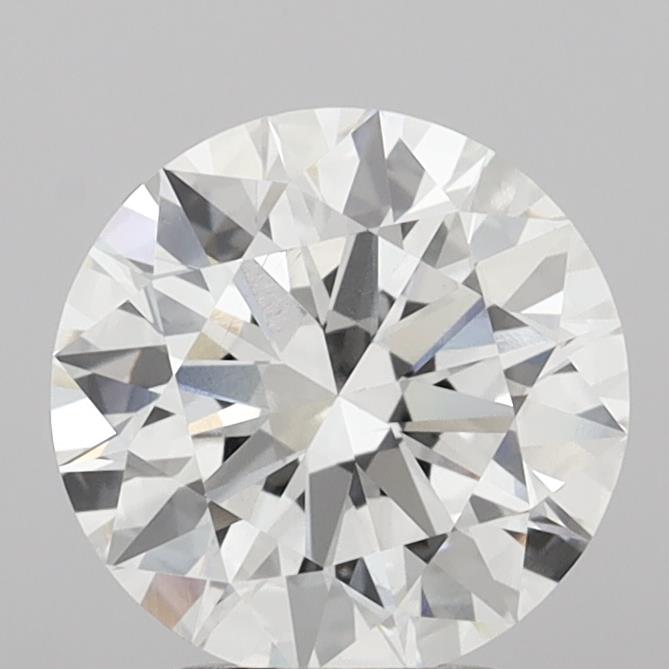 3.02 Carat Round Shaped, Ideal Cut, G Color, VVS2 Clarity, IGI Certified Lab Grown Diamond