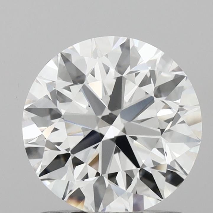 1.23 Carat Round Shaped, Ideal Cut, D Color, VVS2 Clarity, IGI Certified Lab Grown Diamond