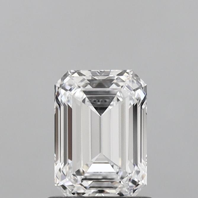 1.07 Carat Emerald Shaped, Ideal Cut, D Color, IF Clarity, IGI Certified Lab Grown Diamond