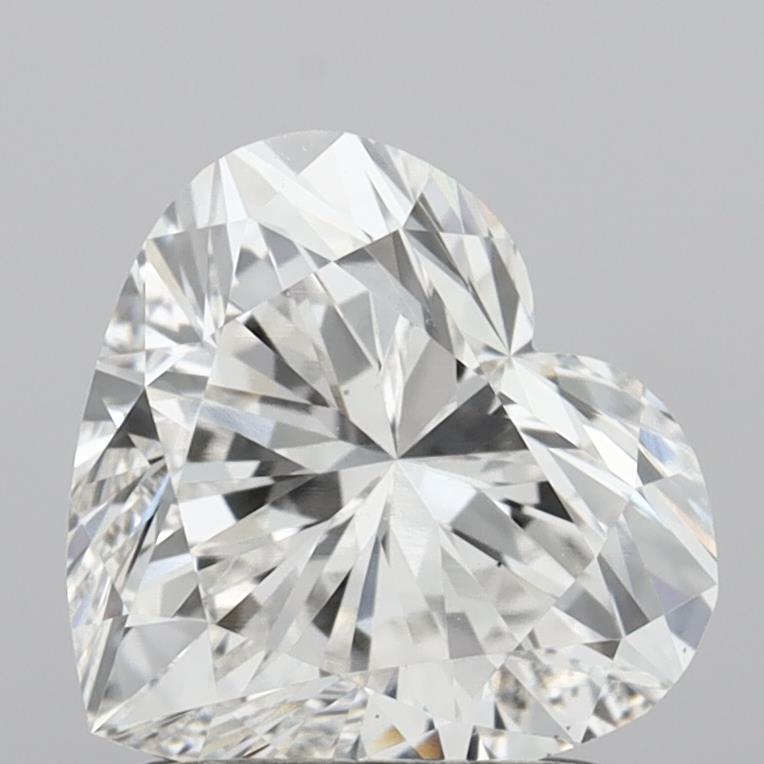 1.53 Carat Heart Shaped, Ideal Cut, E Color, VS1 Clarity, IGI Certified Lab Grown Diamond