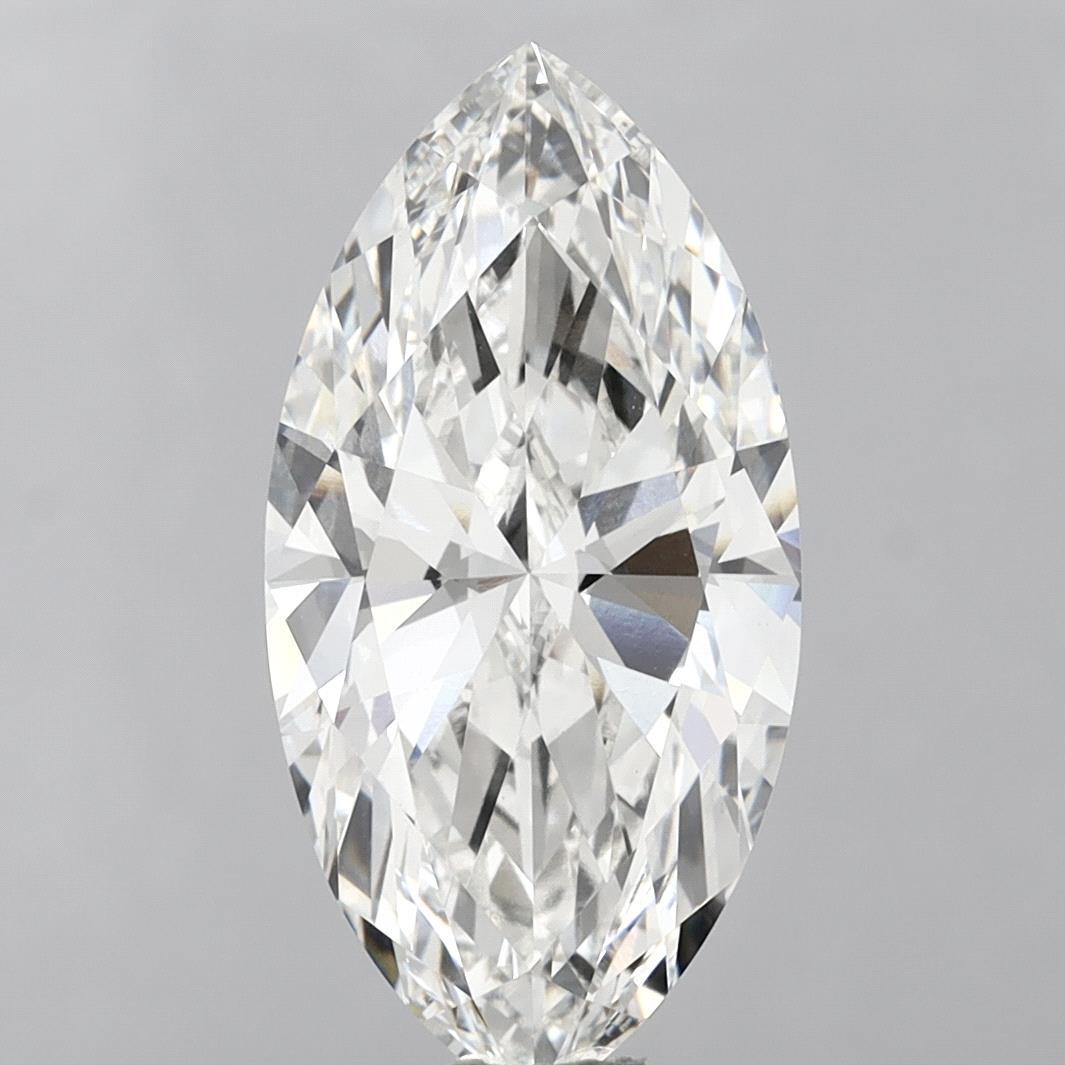 10.00 Carat Marquise Shaped, Ideal Cut, G Color, VVS2 Clarity, IGI Certified Lab Grown Diamond