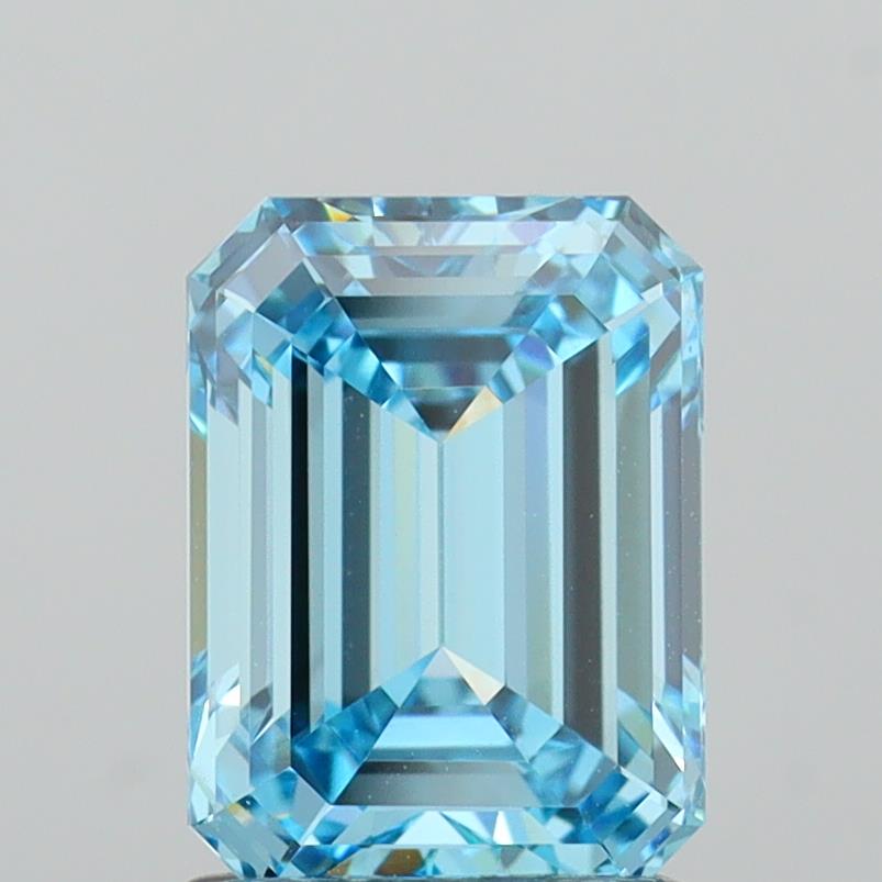 1.79 Carat Emerald Shaped, Ideal Cut, VVS2 Clarity, IGI Certified Lab Grown Diamond