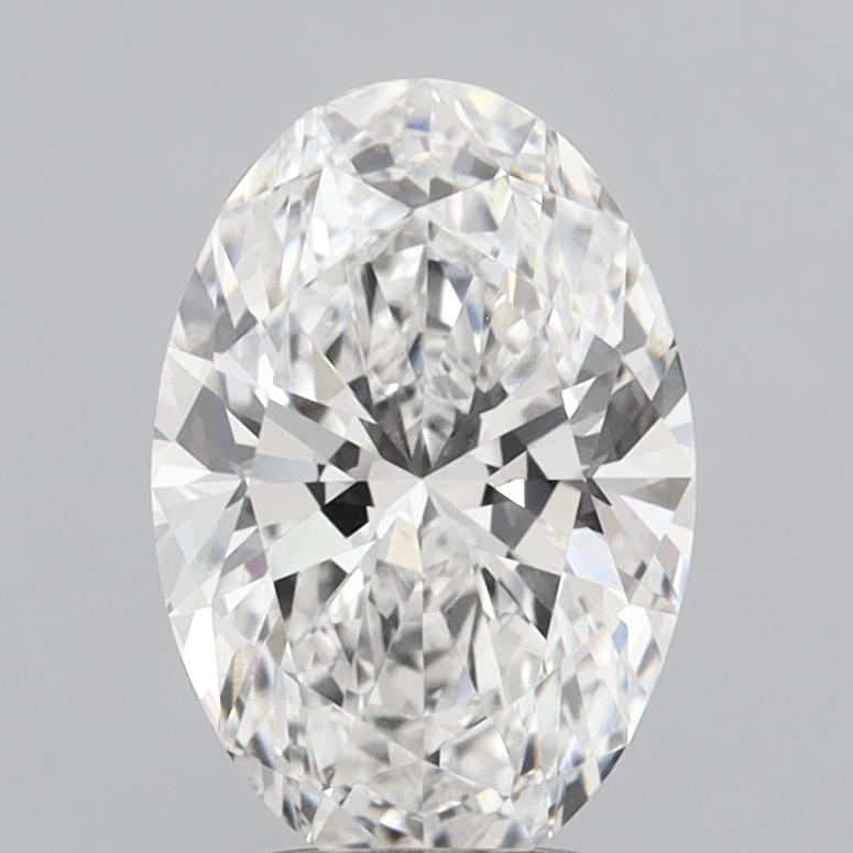2.75 Carat Oval Shaped, Ideal Cut, E Color, VVS2 Clarity, IGI Certified Lab Grown Diamond