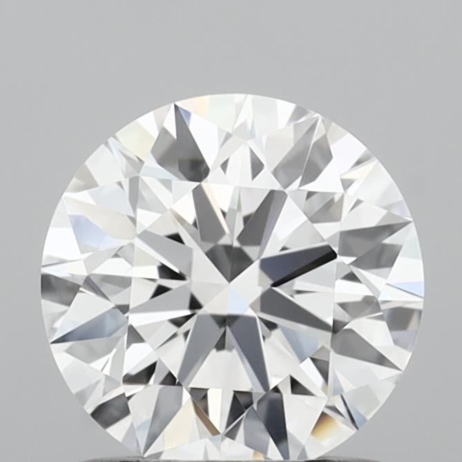 1.08 Carat Round Shaped, Ideal Cut, D Color, VS1 Clarity, IGI Certified Lab Grown Diamond