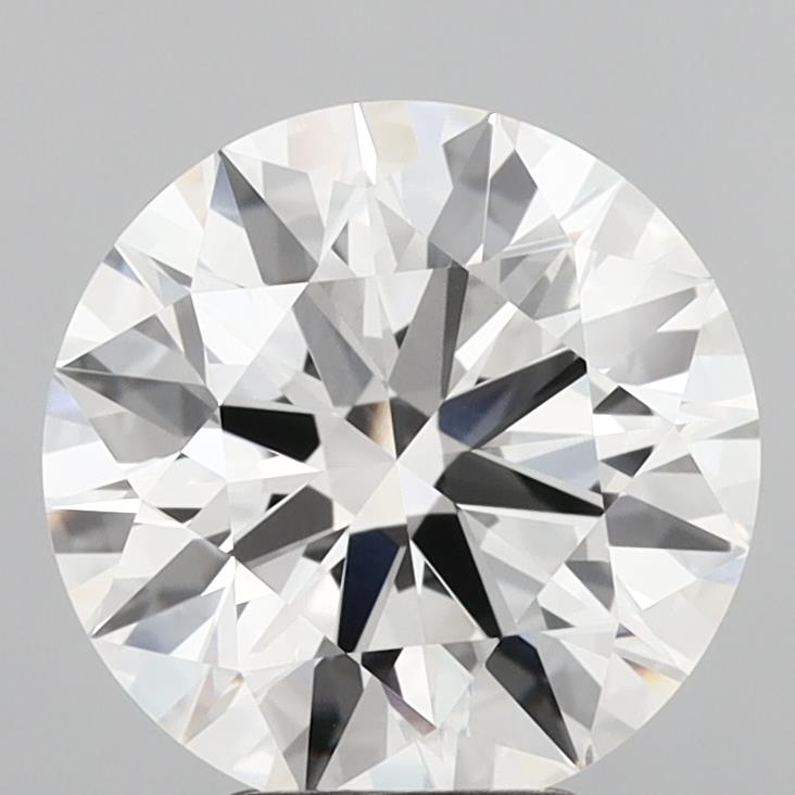 4.52 Carat Round Shaped, Ideal Cut, F Color, VVS2 Clarity, IGI Certified Lab Grown Diamond