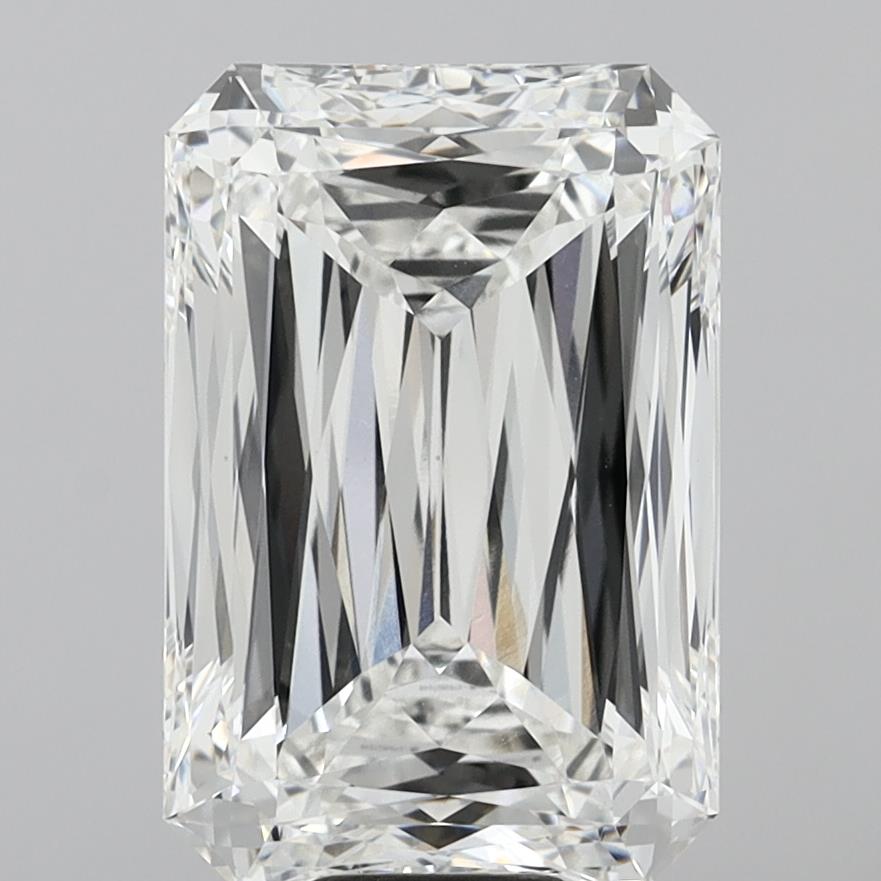 14.57 Carat Radiant Shaped, Ideal Cut, F Color, VVS2 Clarity, IGI Certified Lab Grown Diamond