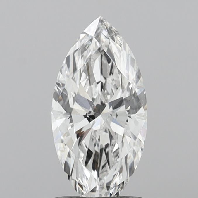 1.08 Carat Marquise Shaped, Ideal Cut, E Color, VVS2 Clarity, IGI Certified Lab Grown Diamond