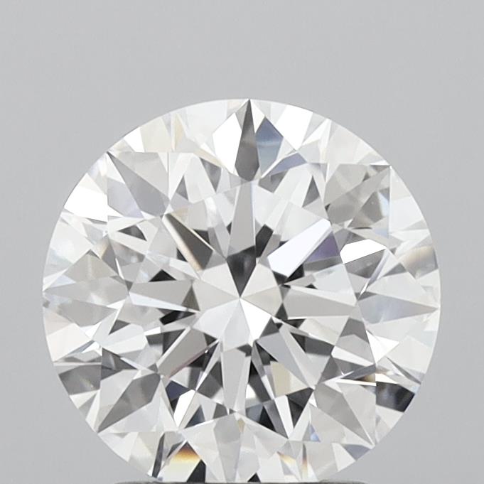 2.01 Carat Round Shaped, Excellent Cut, D Color, VVS2 Clarity, IGI Certified Lab Grown Diamond