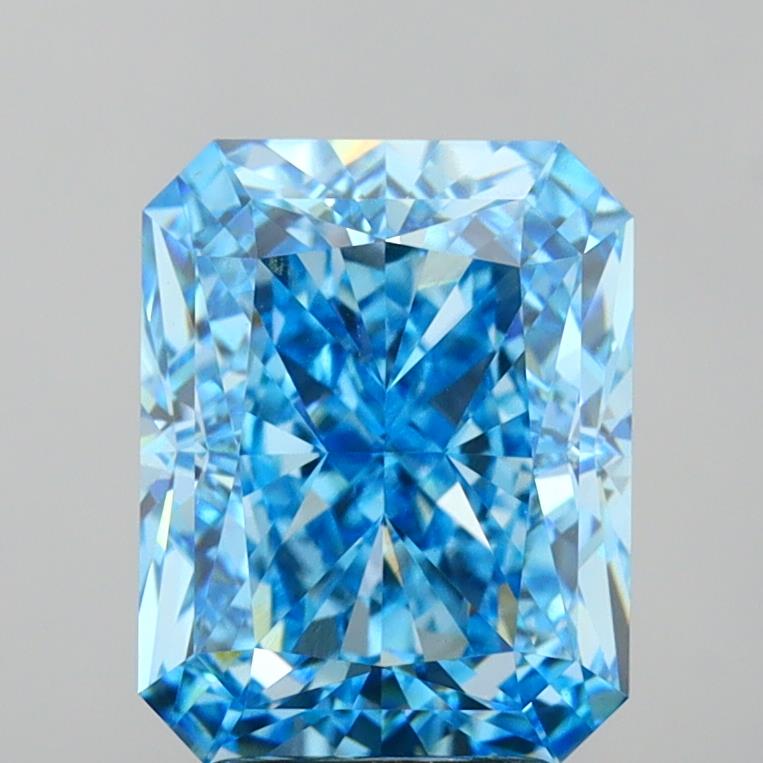 5.04 Carat Radiant Shaped, Excellent Cut, VVS2 Clarity, IGI Certified Lab Grown Diamond