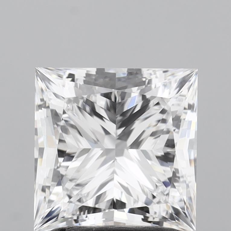 2.03 Carat Princess Shaped, Very Good Cut, D Color, VVS2 Clarity, IGI Certified Lab Grown Diamond