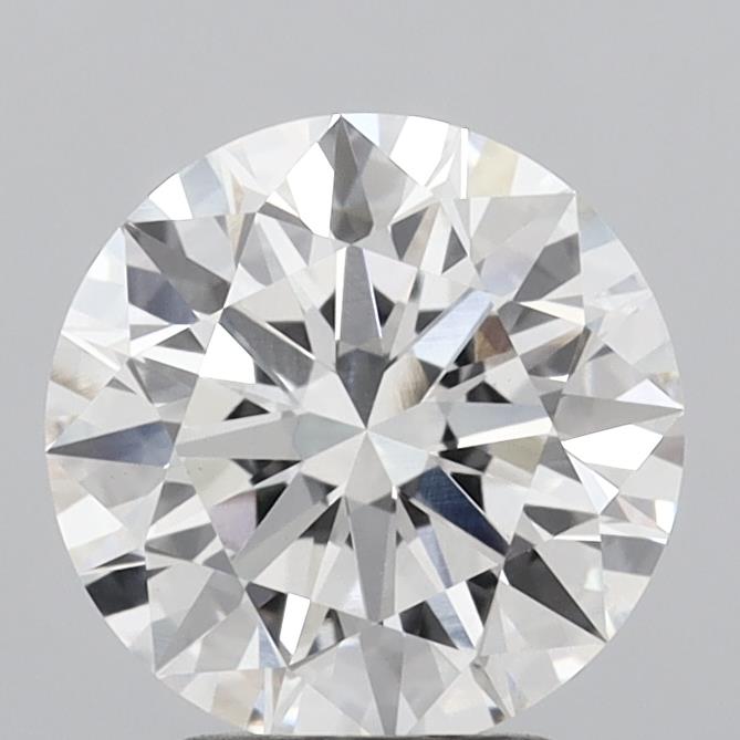 2.83 Carat Round Shaped, Ideal Cut, F Color, VVS2 Clarity, IGI Certified Lab Grown Diamond