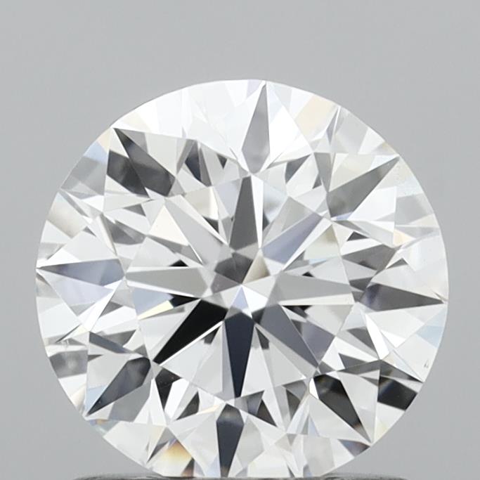 1.08 Carat Round Shaped, Ideal Cut, D Color, VS1 Clarity, IGI Certified Lab Grown Diamond