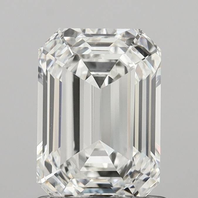 1.53 Carat Emerald Shaped, Very Good Cut, E Color, VVS1 Clarity, IGI Certified Lab Grown Diamond