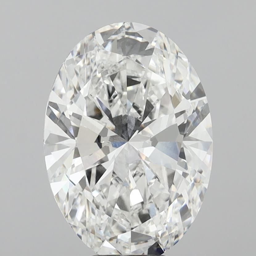 8.01 Carat Oval Shaped, Ideal Cut, E Color, VVS2 Clarity, IGI Certified Lab Grown Diamond