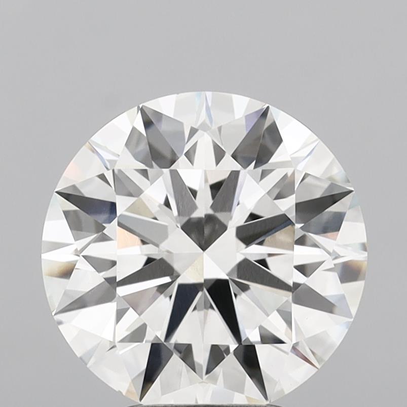 4.07 Carat Round Shaped, Ideal Cut, G Color, VVS2 Clarity, IGI Certified Lab Grown Diamond