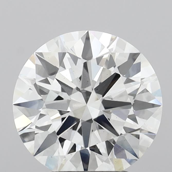3.04 Carat Round Shaped, Ideal Cut, E Color, VS2 Clarity, IGI Certified Lab Grown Diamond