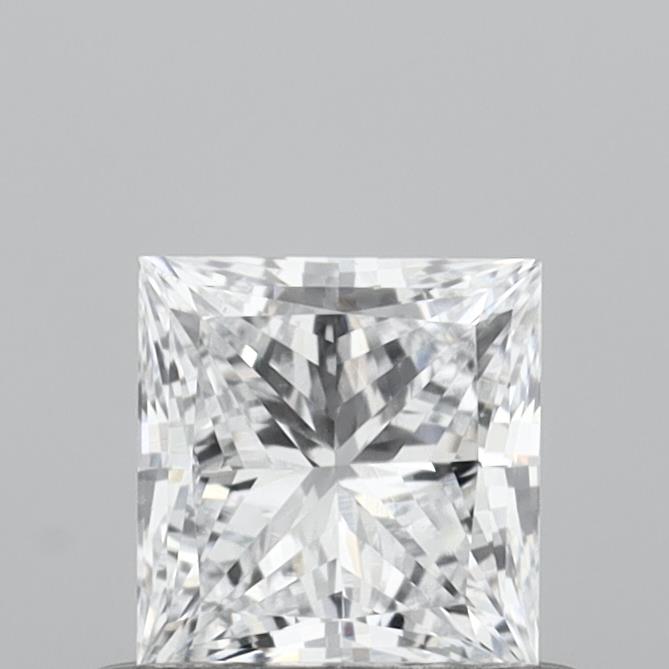 0.54 Carat Princess Shaped, Very Good Cut, D Color, VVS2 Clarity, IGI Certified Lab Grown Diamond