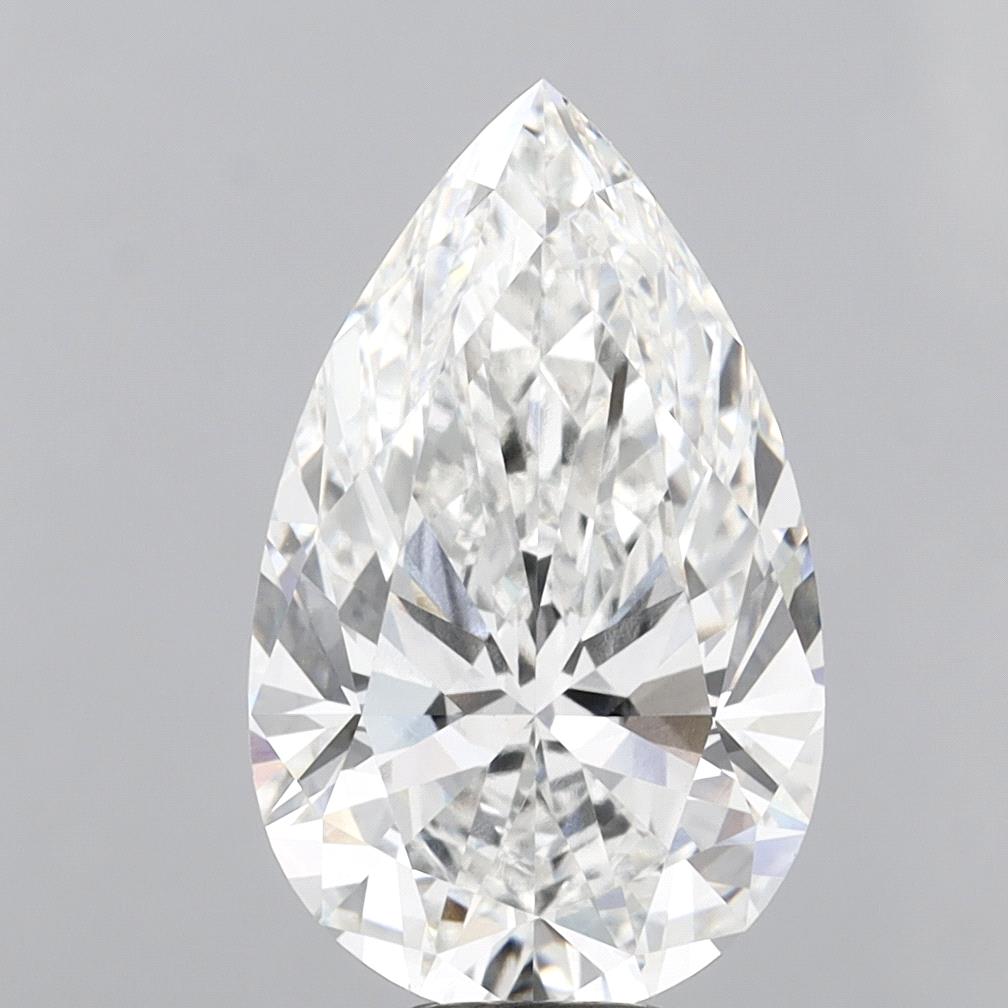 10.03 Carat Pear Shaped, Ideal Cut, F Color, VVS2 Clarity, IGI Certified Lab Grown Diamond