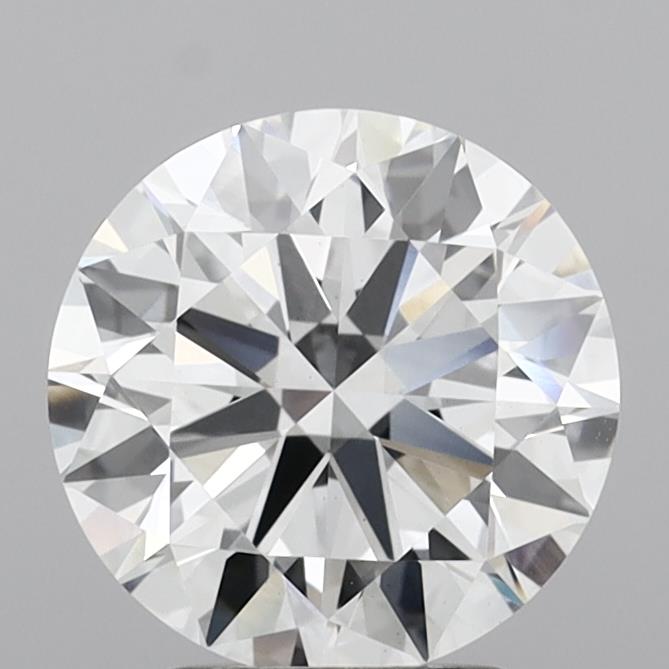 2.97 Carat Round Shaped, Excellent Cut, E Color, VS1 Clarity, IGI Certified Lab Grown Diamond
