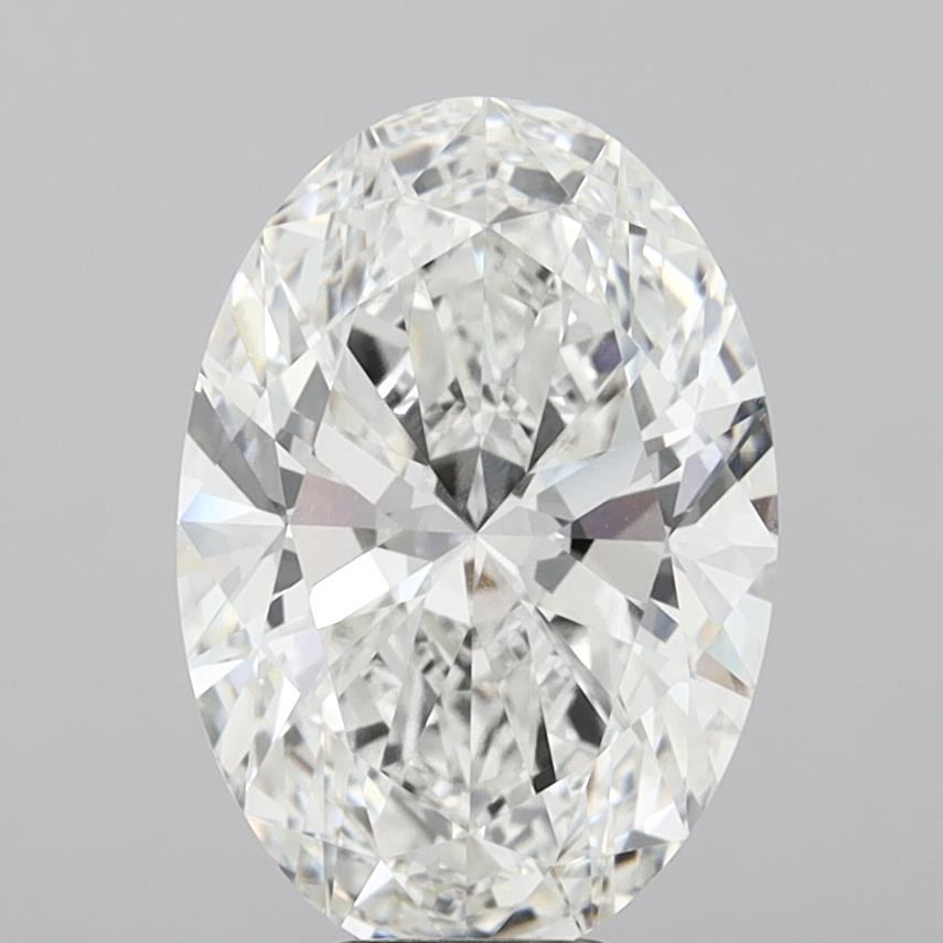 8.08 Carat Oval Shaped, Ideal Cut, F Color, VVS2 Clarity, IGI Certified Lab Grown Diamond