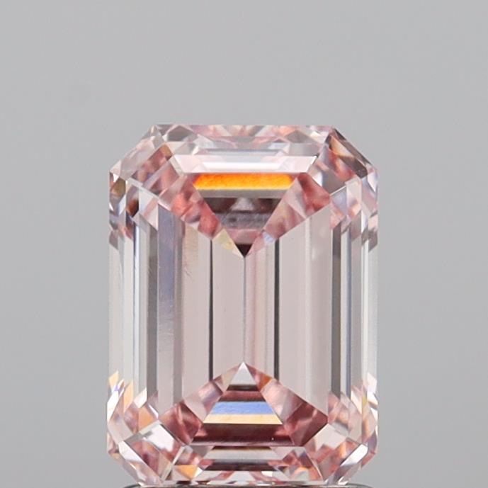 2.03 Carat Emerald Shaped, Ideal Cut, VS1 Clarity, IGI Certified Lab Grown Diamond