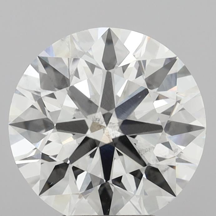 4.02 Carat Round Shaped, Ideal Cut, H Color, SI1 Clarity, IGI Certified Lab Grown Diamond