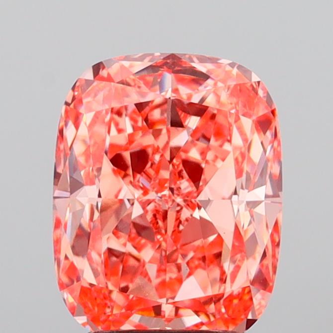 2.61 Carat Cushion Shaped, Ideal Cut, VVS2 Clarity, IGI Certified Lab Grown Diamond