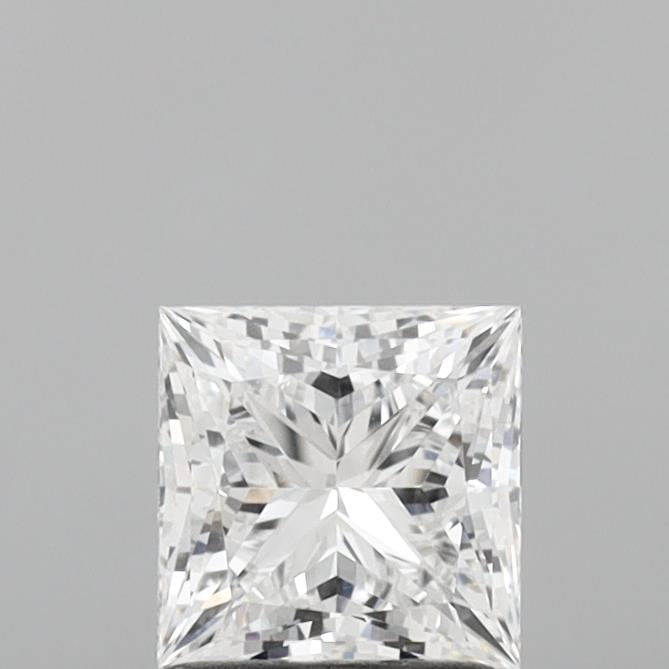 1.32 Carat Princess Shaped, Ideal Cut, D Color, VVS1 Clarity, IGI Certified Lab Grown Diamond