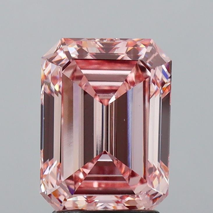 3.03 Carat Emerald Shaped, Excellent Cut, VVS2 Clarity, IGI Certified Lab Grown Diamond