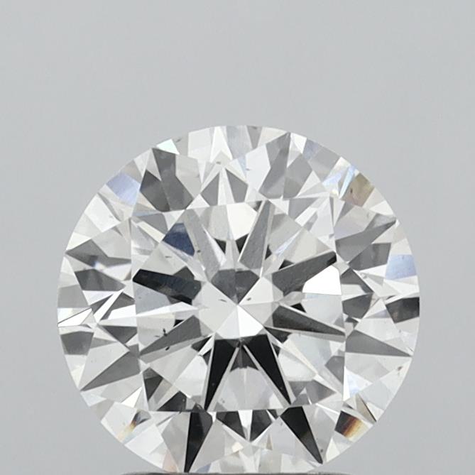 1.97 Carat Round Shaped, Excellent Cut, F Color, VS2 Clarity, IGI Certified Lab Grown Diamond