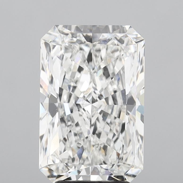 5.04 Carat Radiant Shaped, Ideal Cut, E Color, VS1 Clarity, IGI Certified Lab Grown Diamond