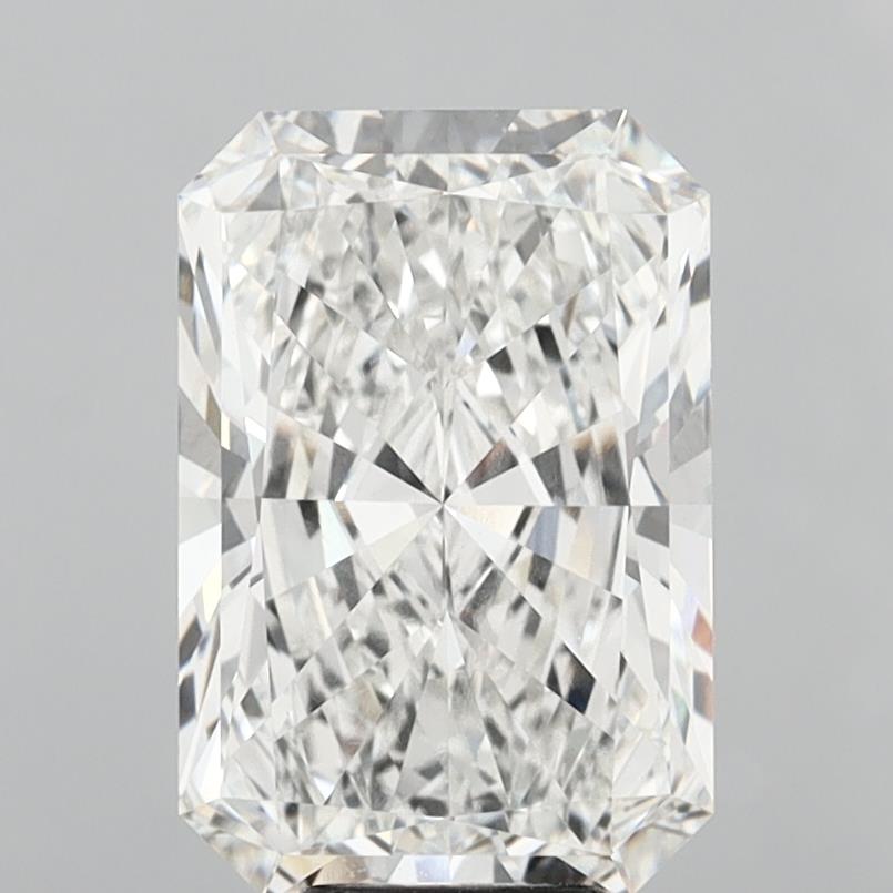 8.05 Carat Radiant Shaped, Excellent Cut, F Color, VVS2 Clarity, IGI Certified Lab Grown Diamond