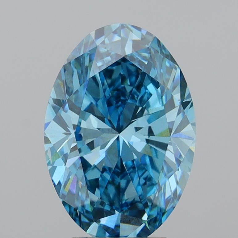 4.90 Carat Oval Shaped, Ideal Cut, VS1 Clarity, IGI Certified Lab Grown Diamond