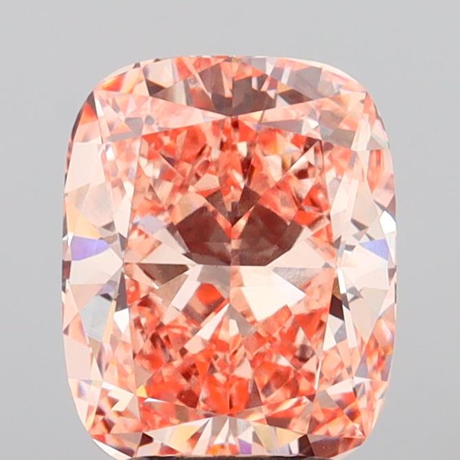 2.97 Carat Cushion Shaped, Ideal Cut, VVS2 Clarity, IGI Certified Lab Grown Diamond