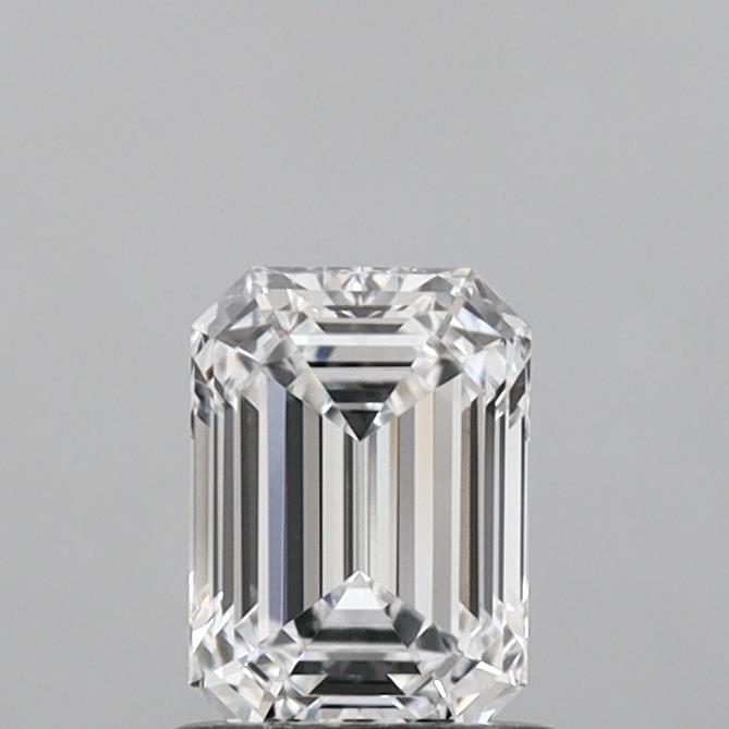 1.08 Carat Emerald Shaped, Ideal Cut, D Color, VVS1 Clarity, IGI Certified Lab Grown Diamond