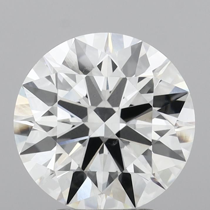 3.21 Carat Round Shaped, Ideal Cut, E Color, VVS2 Clarity, IGI Certified Lab Grown Diamond