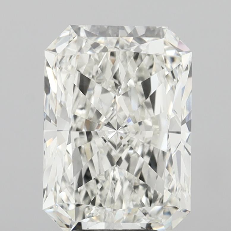 5.05 Carat Radiant Shaped, Ideal Cut, G Color, VVS2 Clarity, IGI Certified Lab Grown Diamond