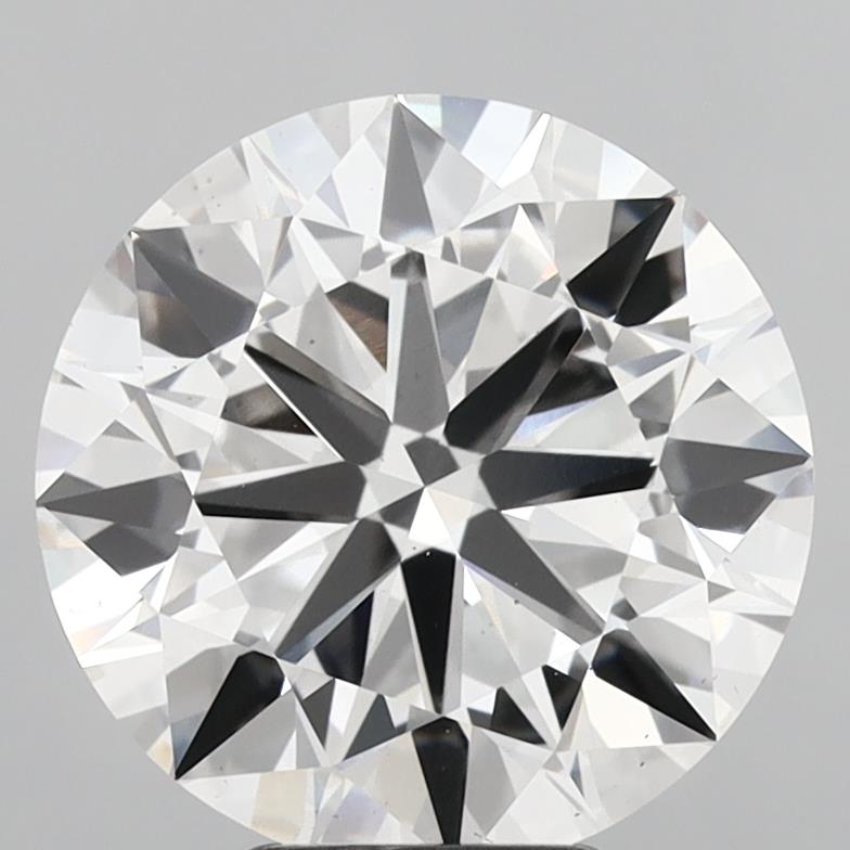 5.80 Carat Round Shaped, Excellent Cut, F Color, VS2 Clarity, IGI Certified Lab Grown Diamond