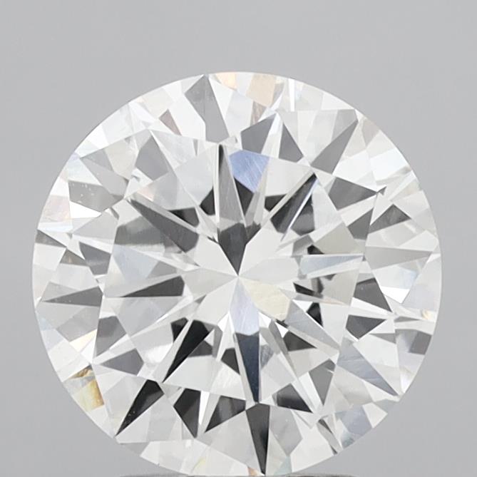 3.02 Carat Round Shaped, Very Good Cut, F Color, VVS2 Clarity, IGI Certified Lab Grown Diamond