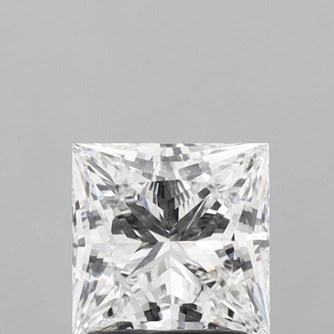 1.49 Carat Princess Shaped, Very Good Cut, D Color, VS1 Clarity, IGI Certified Lab Grown Diamond