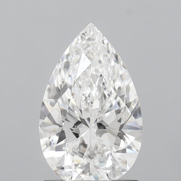 1.44 Carat Pear Shaped, Very Good Cut, E Color, VVS2 Clarity, IGI Certified Lab Grown Diamond
