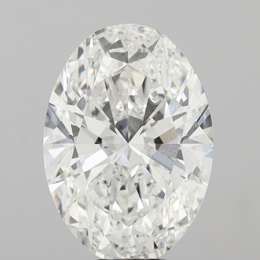 8.01 Carat Oval Shaped, Ideal Cut, E Color, VVS2 Clarity, IGI Certified Lab Grown Diamond