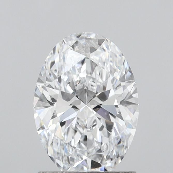 1.45 Carat Oval Shaped, Ideal Cut, D Color, VVS1 Clarity, IGI Certified Lab Grown Diamond