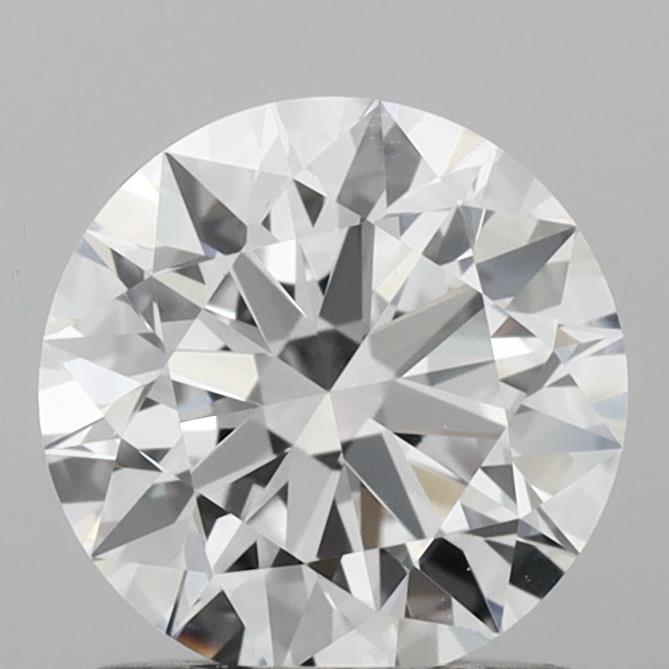 1.07 Carat Round Shaped, Ideal Cut, D Color, VVS2 Clarity, IGI Certified Lab Grown Diamond