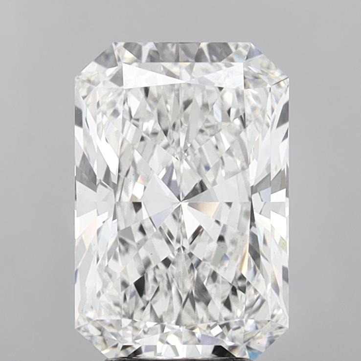 5.04 Carat Radiant Shaped, Ideal Cut, E Color, VS1 Clarity, IGI Certified Lab Grown Diamond