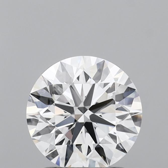1.57 Carat Round Shaped, Ideal Cut, D Color, VVS2 Clarity, IGI Certified Lab Grown Diamond